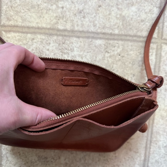 Madewell The Knotted Crossbody Bag Brown Leather - Picture 6 of 6
